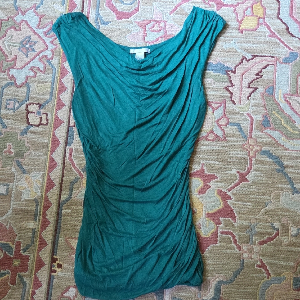 H&M Teal/Emerald Sleeveless Top